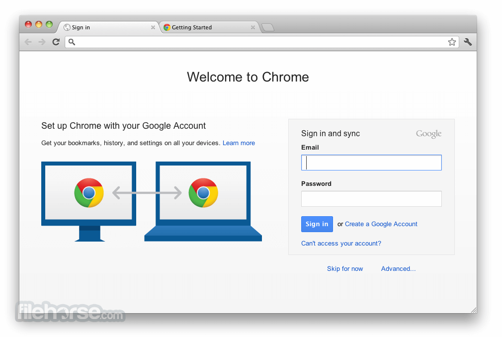 google chrome app for mac os x
